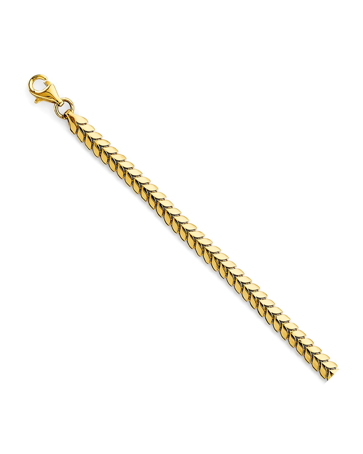 14K Yellow Gold Fancy Bracelet (AB-1072)