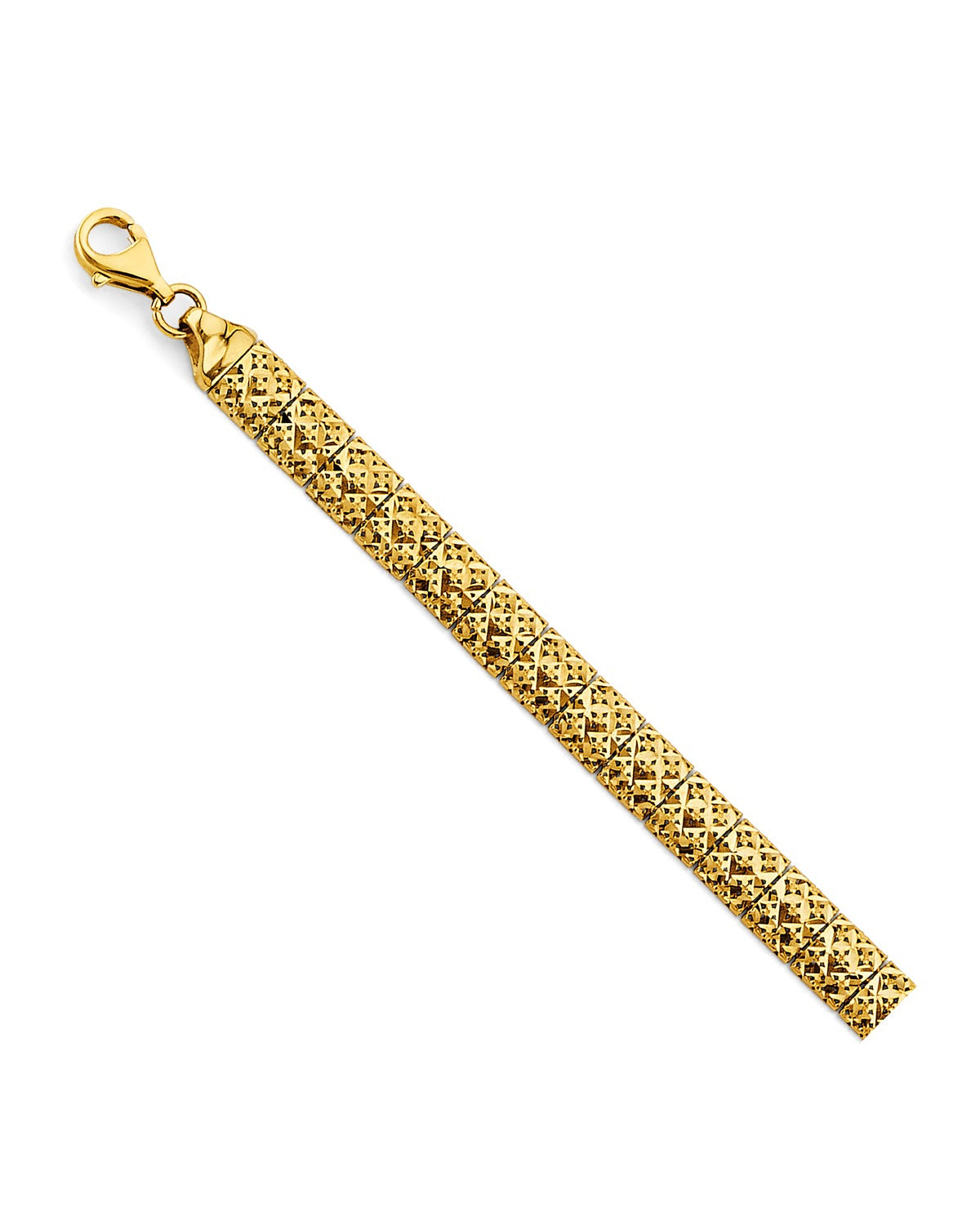 14K Yellow Gold Fancy Bracelet (AB-1073)