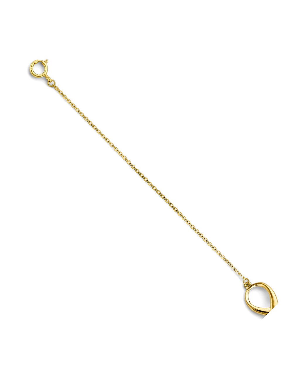 14K Yellow Gold Infinity Bracelet (AB-1116)