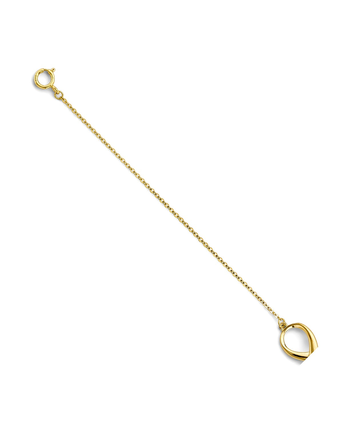 14K Yellow Gold Infinity Bracelet (AB-1116)