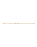 14K Yellow Gold Infinity Bracelet (AB-1116)