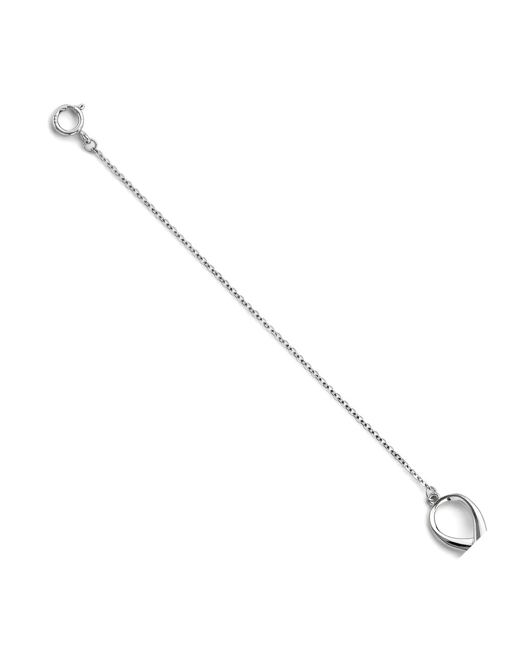 14K White Gold Infinity Bracelet (AB-1117)