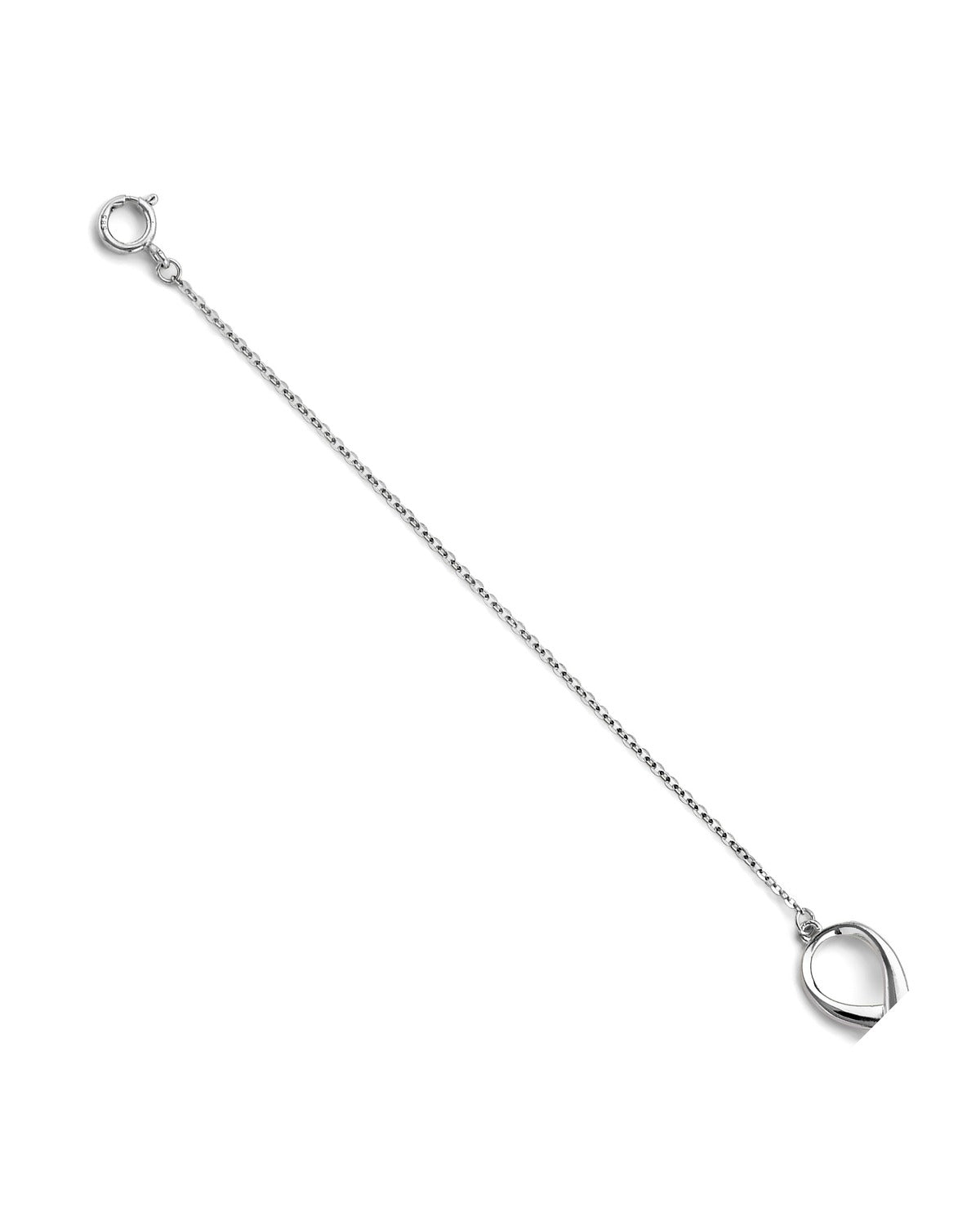 14K White Gold Infinity Bracelet (AB-1117)