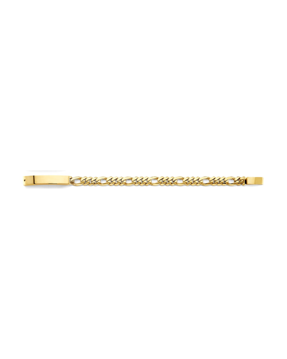 14K Yellow Gold Miami Cuban Link Mil ID Bracelet (AB-1168)