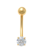 14K Yellow Gold Belly Ring BO1501-5MM