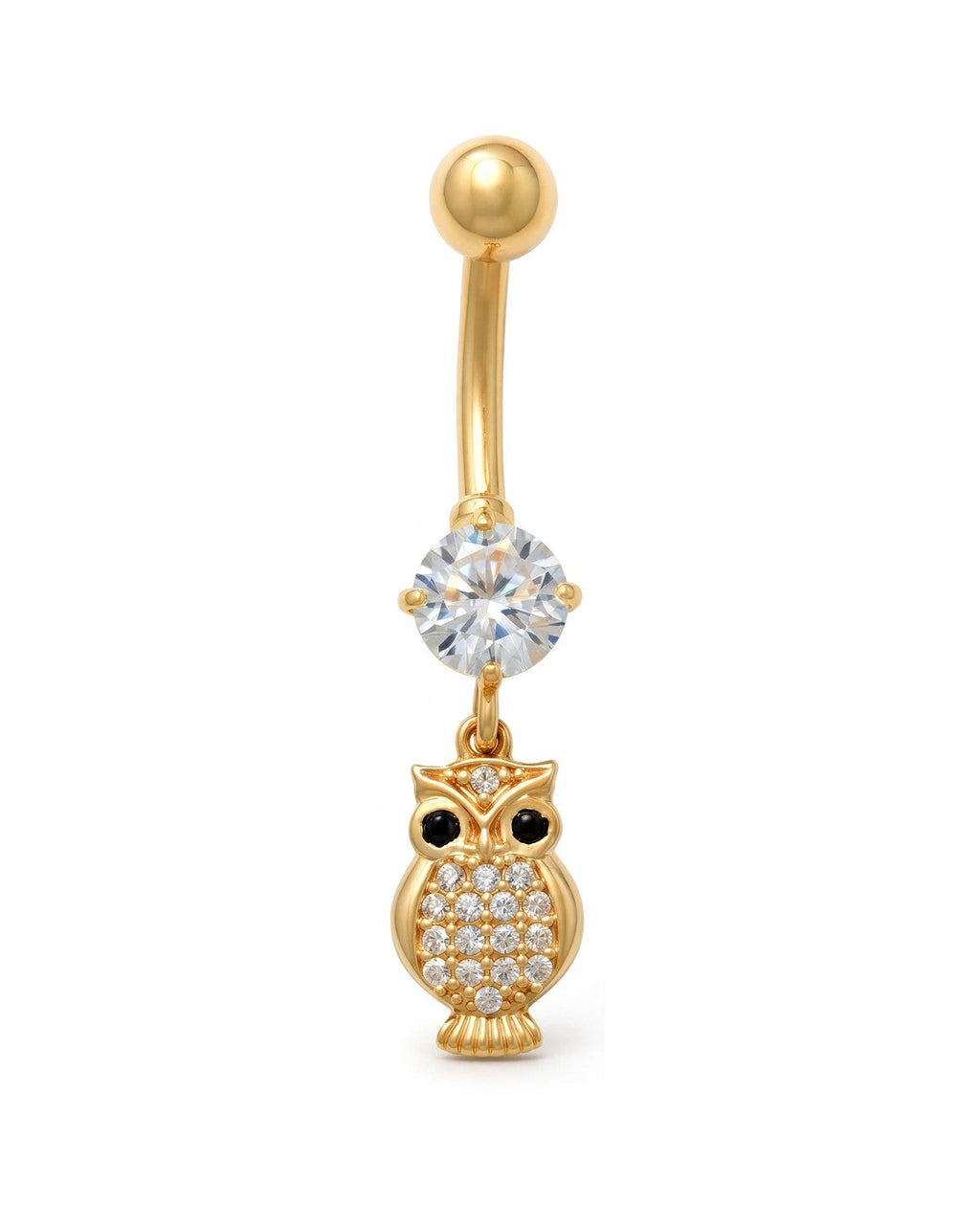 14K Yellow Gold Belly Ring BO23-19
