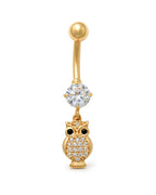 14K Yellow Gold Belly Ring BO23-19