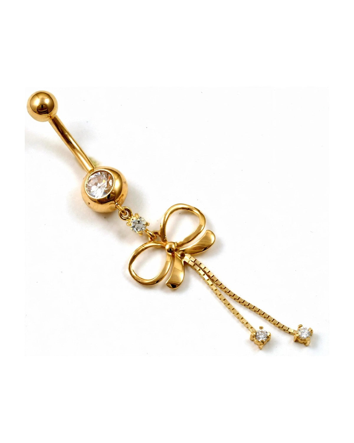 14K Yellow Gold Belly Ring BO23-22