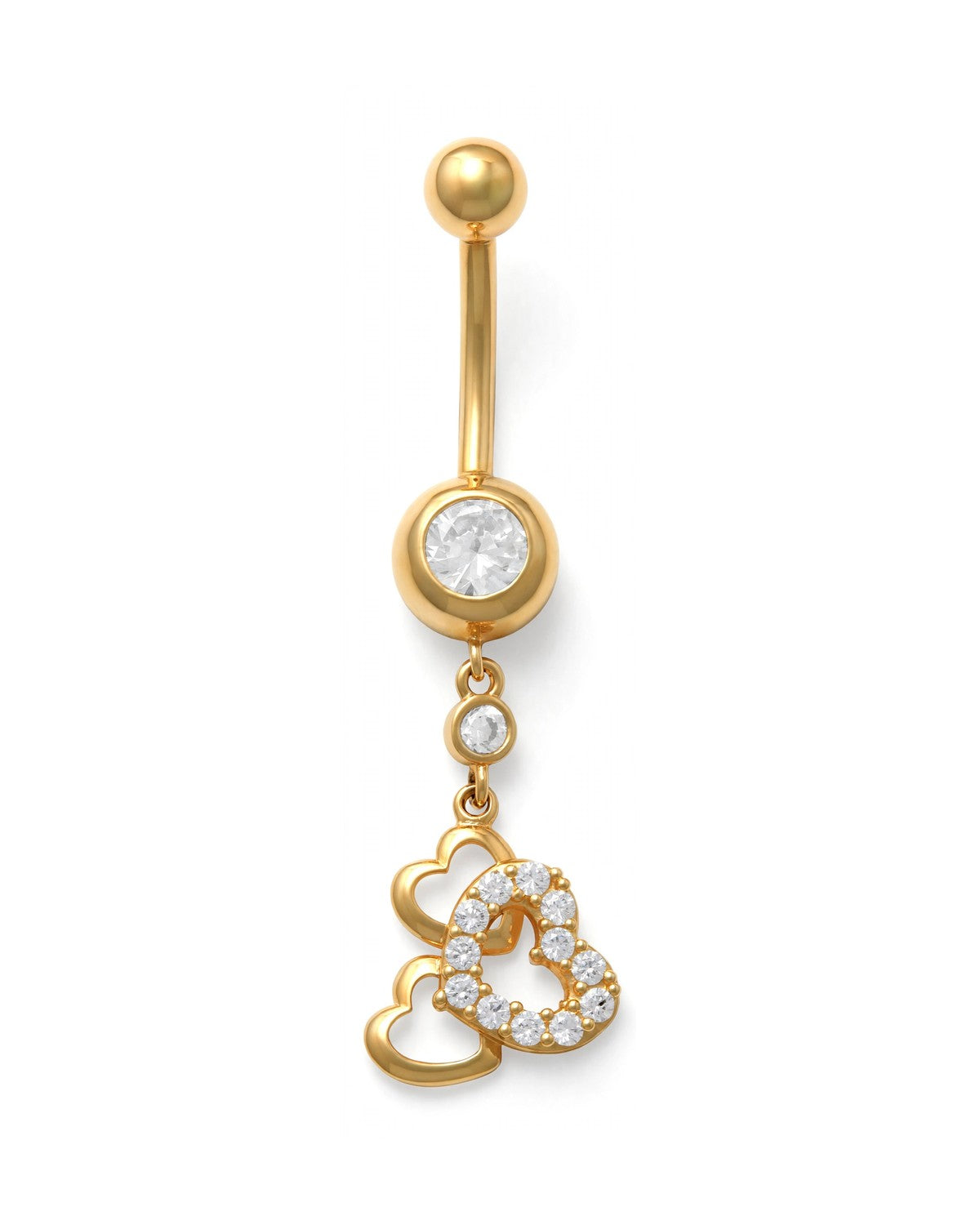 14K Yellow Gold Belly Ring BO23-38