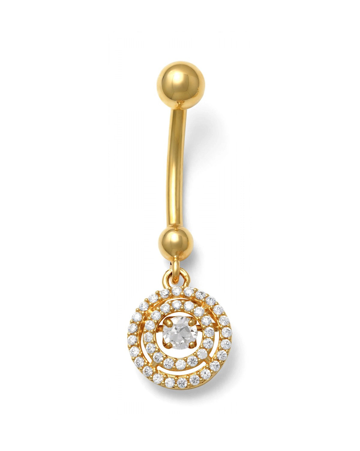 14K Yellow Gold Belly Ring BO23-44