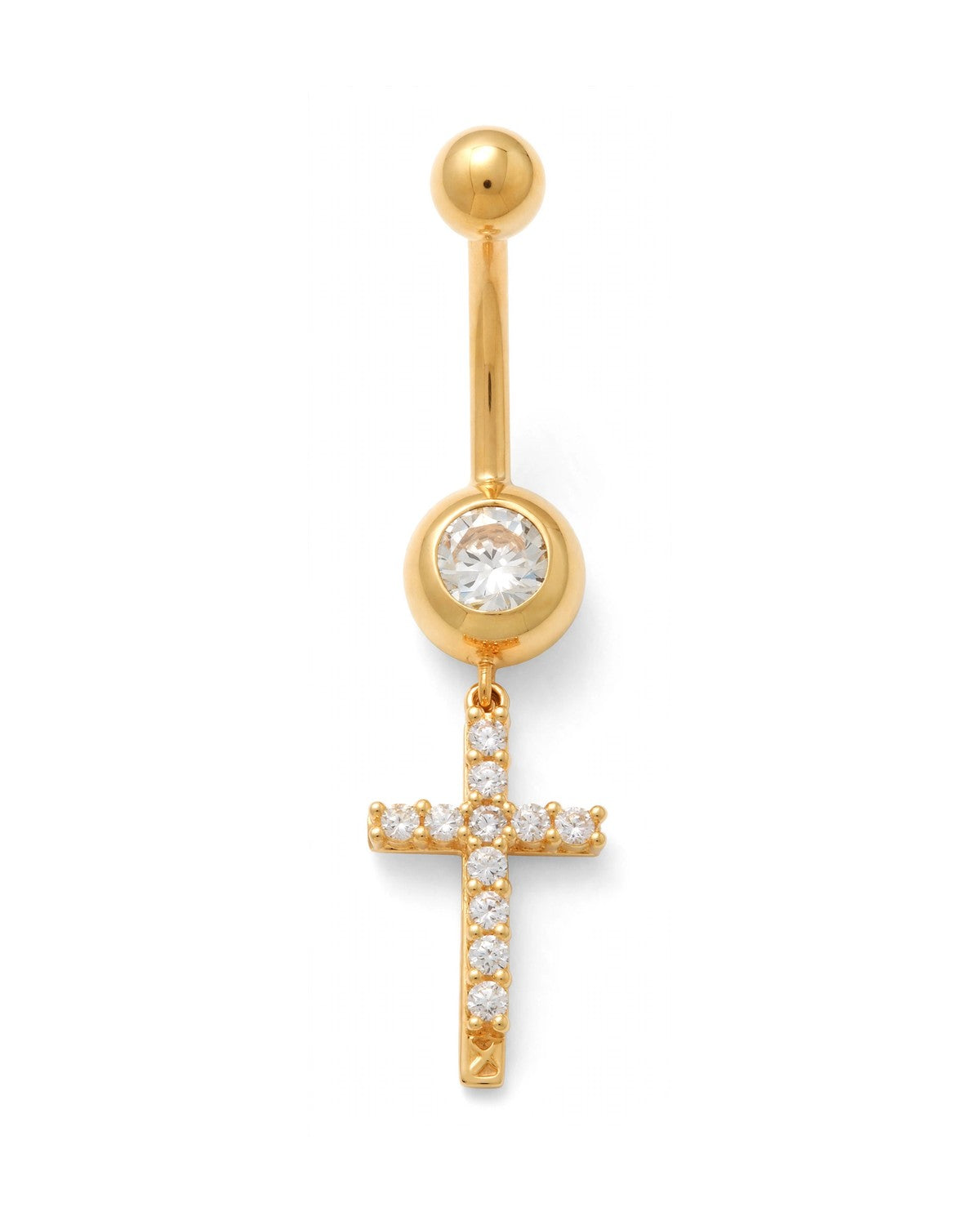 14K Yellow Gold Belly Ring BO23-50