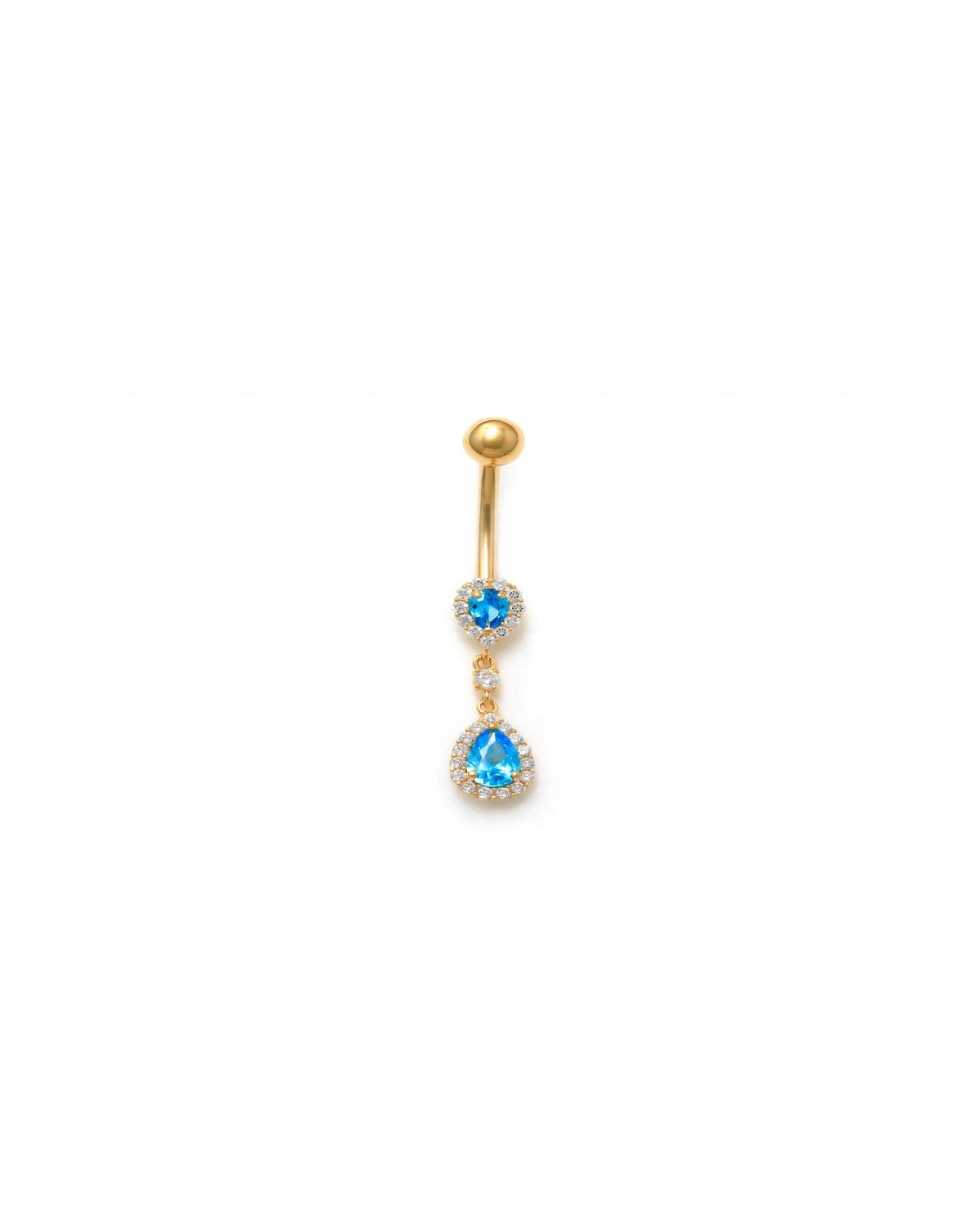 14K Yellow Gold Belly Ring BO23-54
