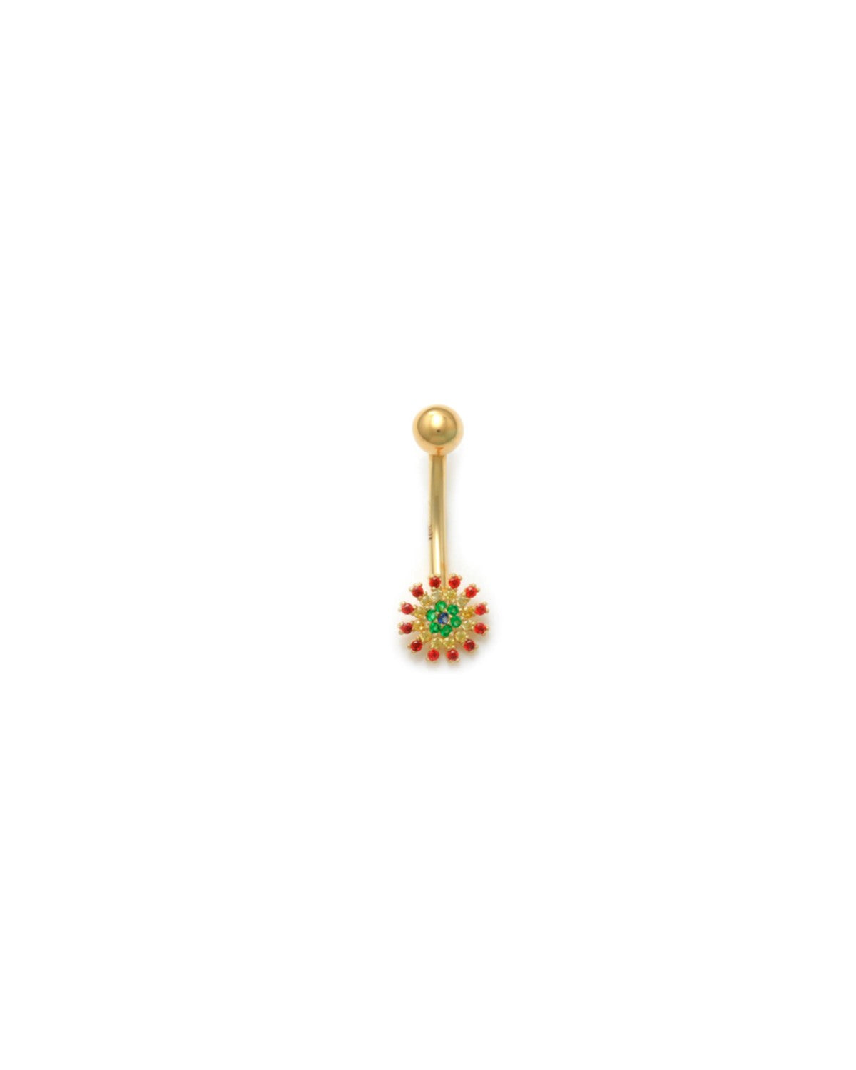 14K Yellow Gold Belly Ring BO23-60