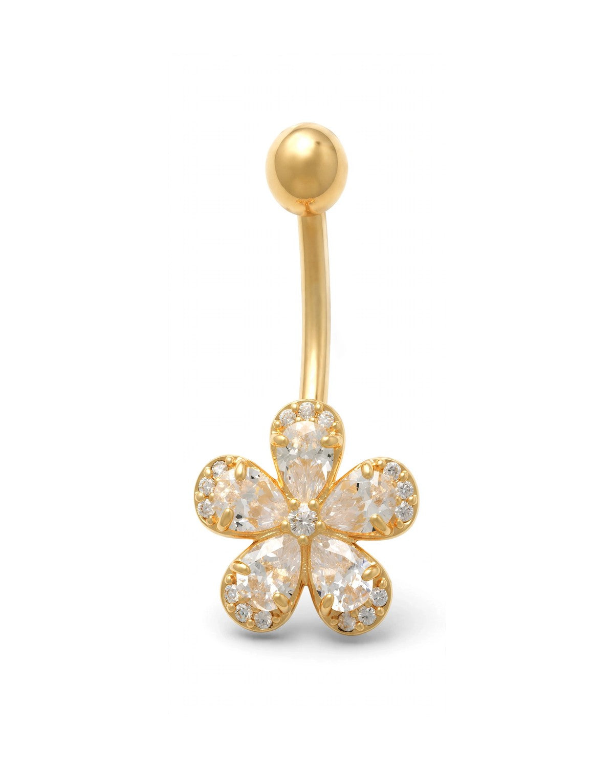 14K Yellow Gold Belly Ring BO23-64