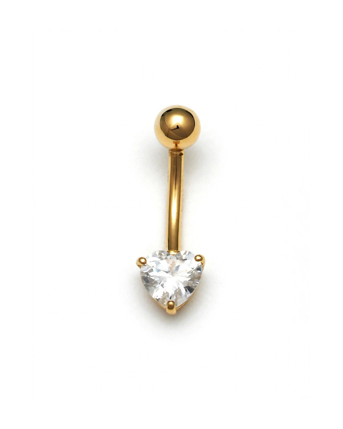 14K Yellow Gold Belly Ring BO6004-5MM