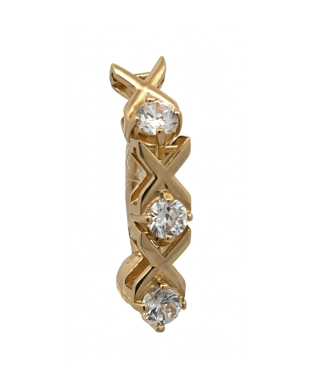 14K Yellow Gold Belly Ring BO6092