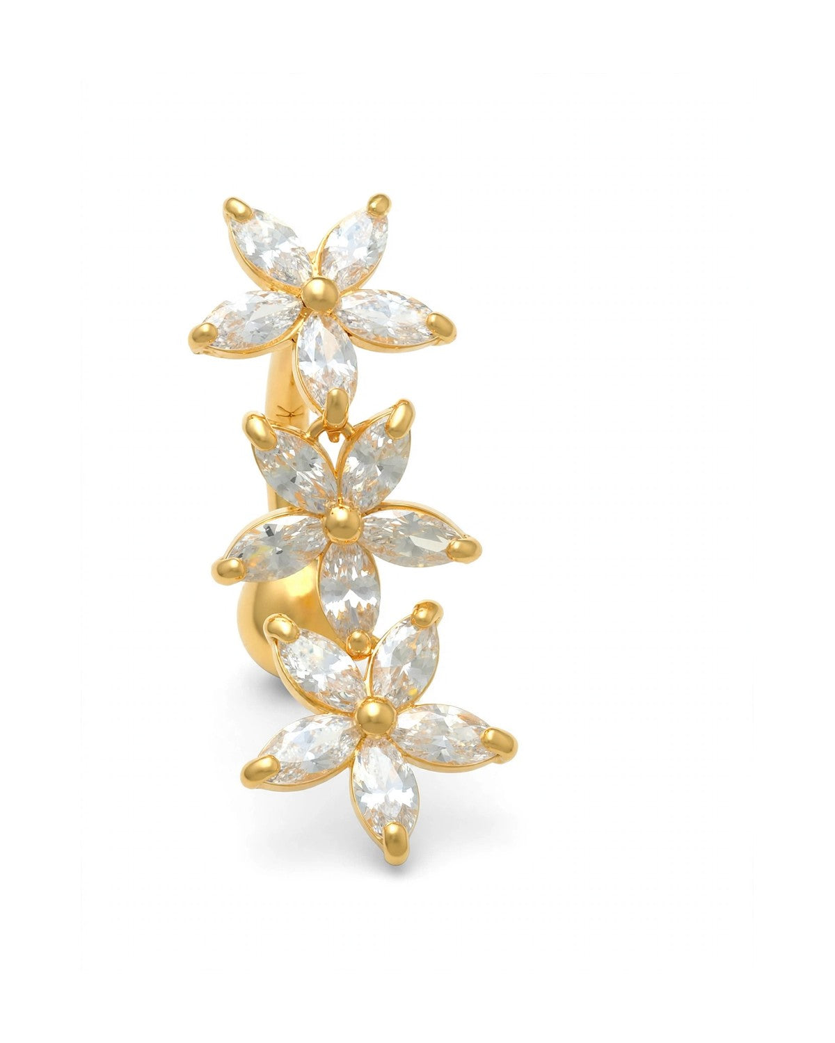14K Yellow Gold Belly Ring BO6691