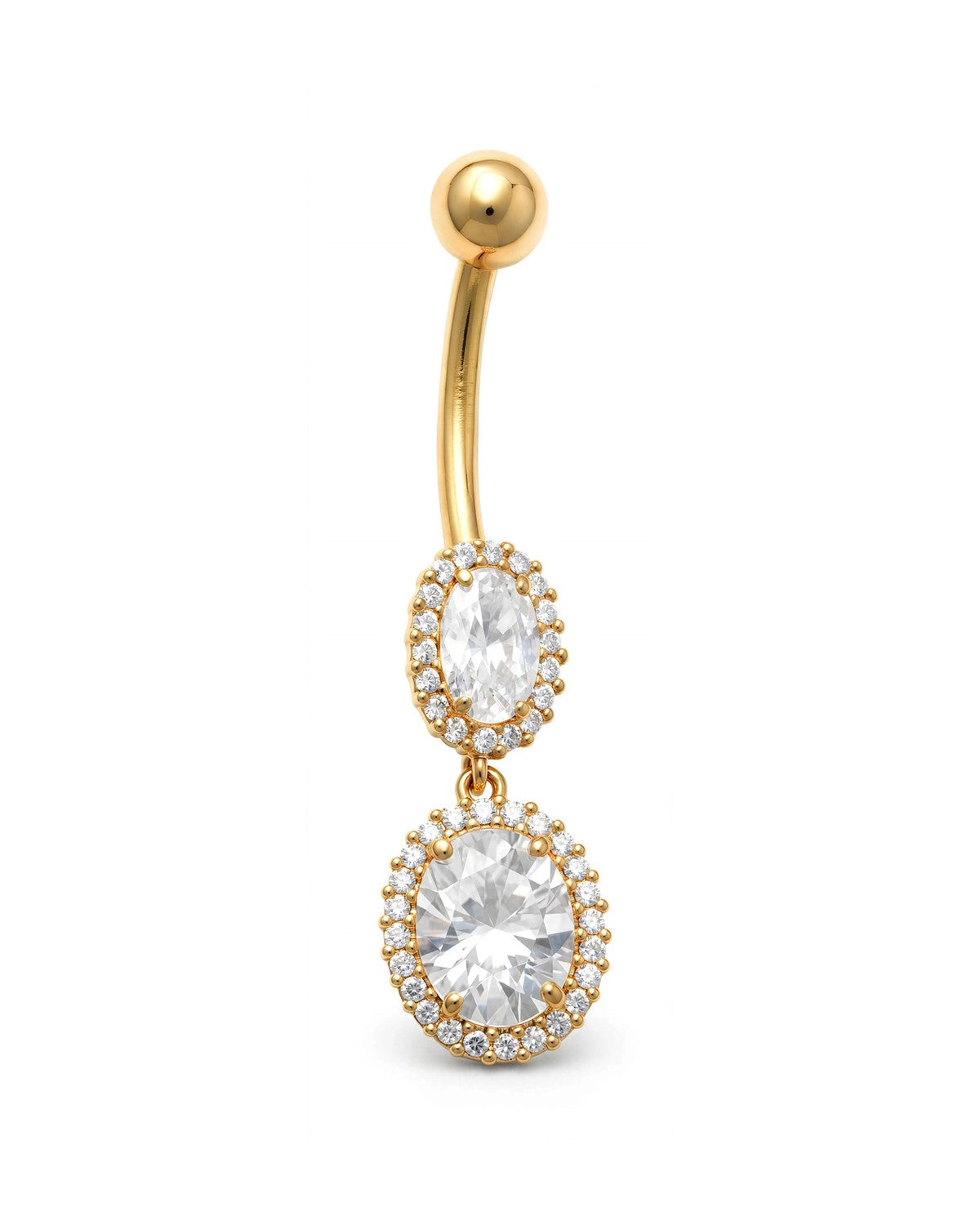14K Yellow Gold Belly Ring BO6781