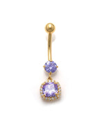 14K Yellow Gold Belly Ring BO6784
