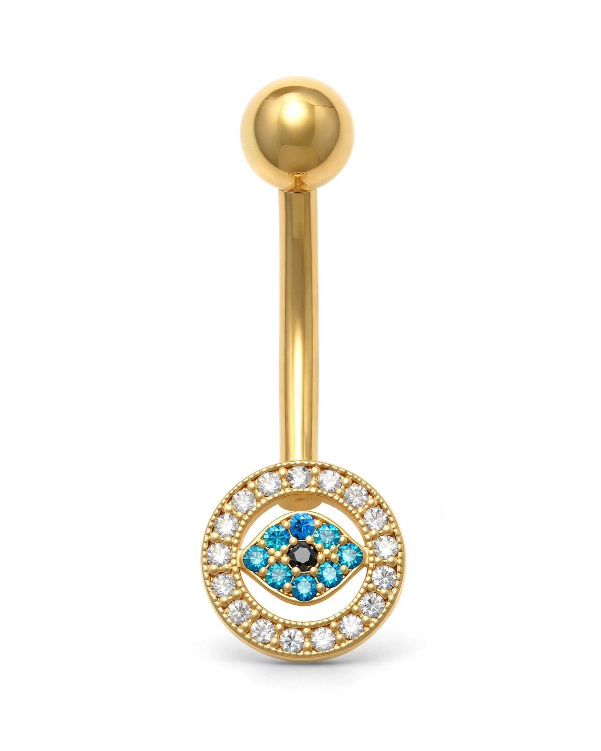 14K Yellow Gold Belly Ring BO6790