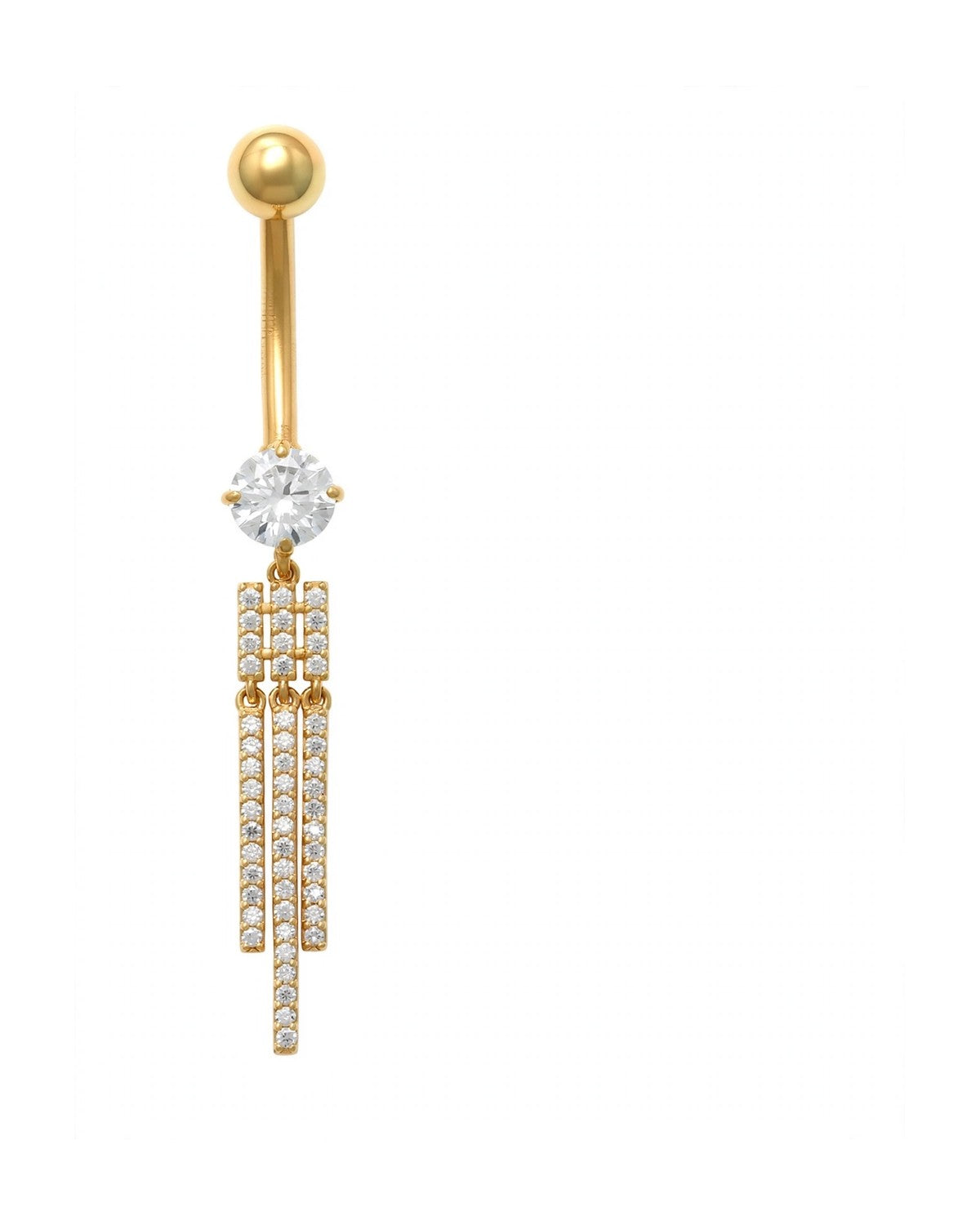 14K Yellow Gold Belly Ring BO6794