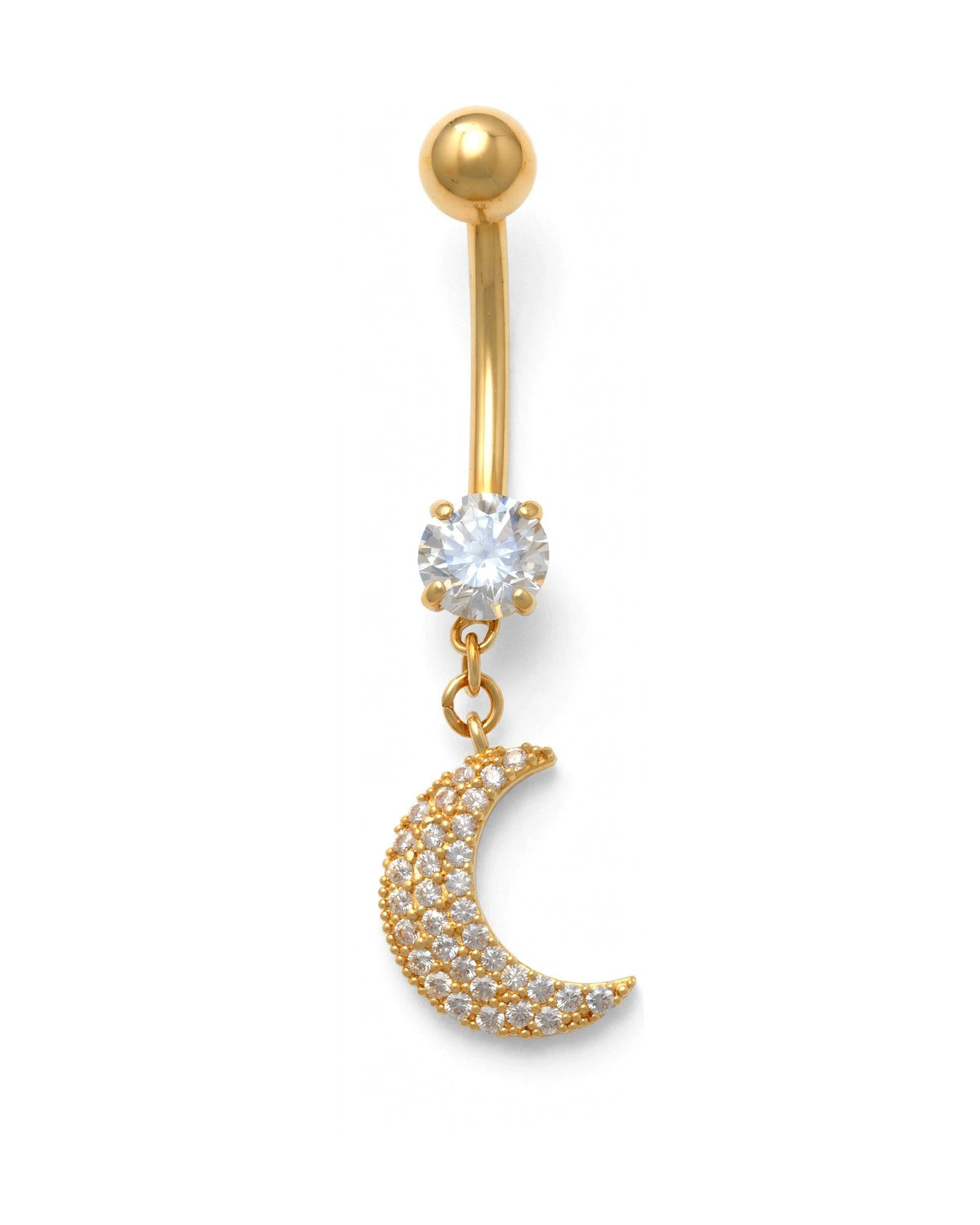 14K Yellow Gold Belly Ring BO6812