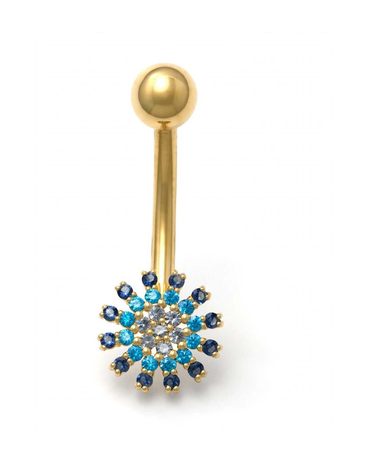 14K Yellow Gold Belly Ring BO6900