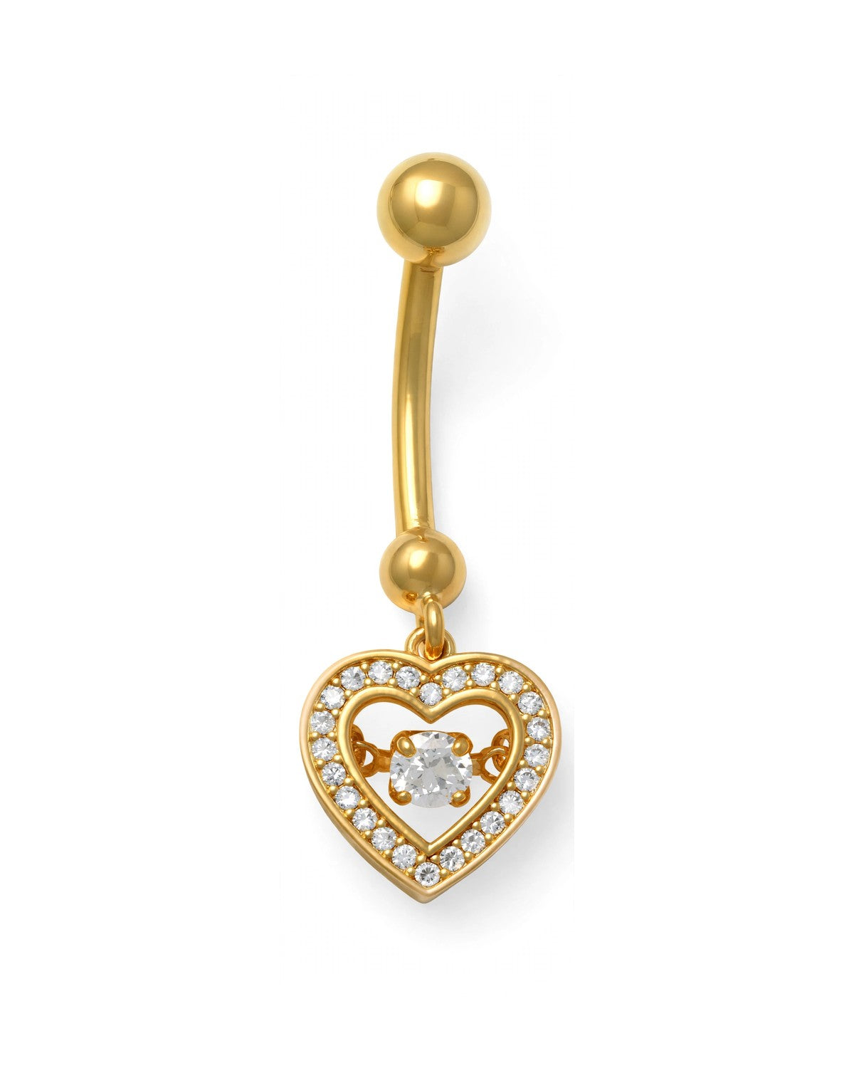 14K Yellow Gold Belly Ring BO6921