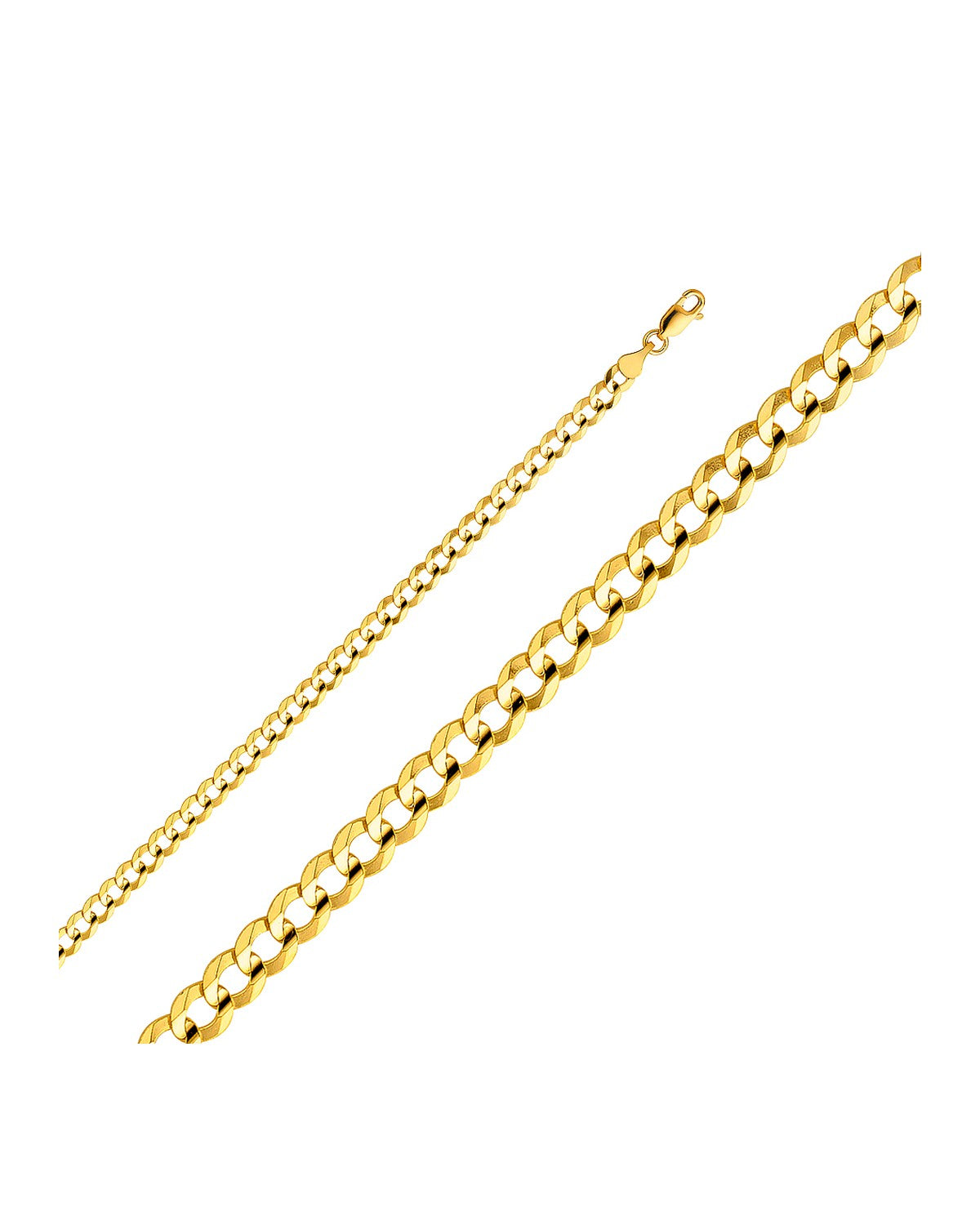 14K Yellow Gold 4.7mm Cuban Chain (CH-0108)