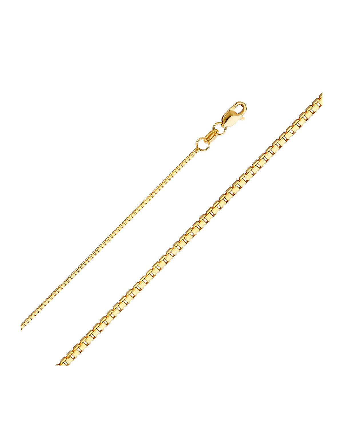 14K Yellow Gold 1mm Box Chain (CH-0255)