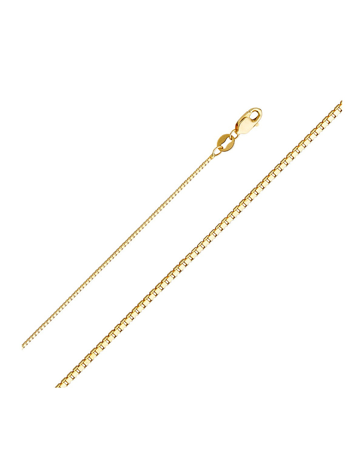 14K Yellow Gold 0.8mm Box Chain (CH-0256)