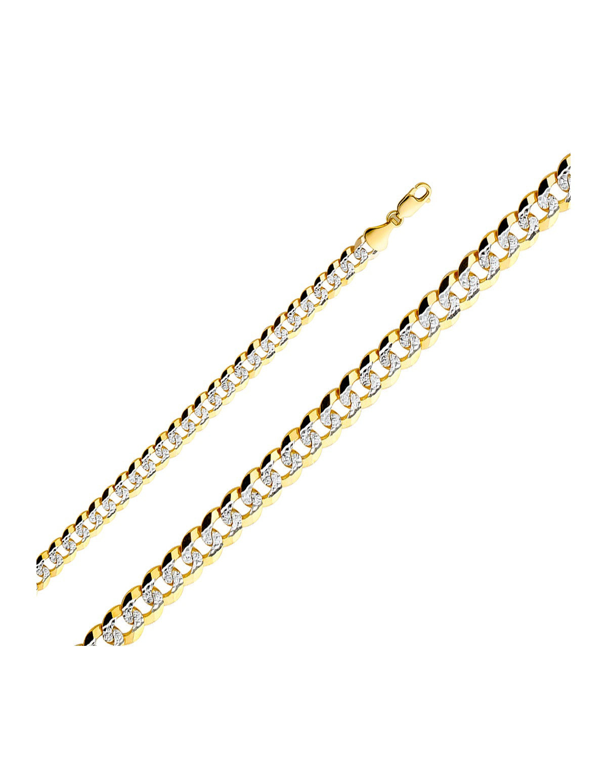 14K Yellow Gold 8.2mm Cuban WP Chain (CH-0322)