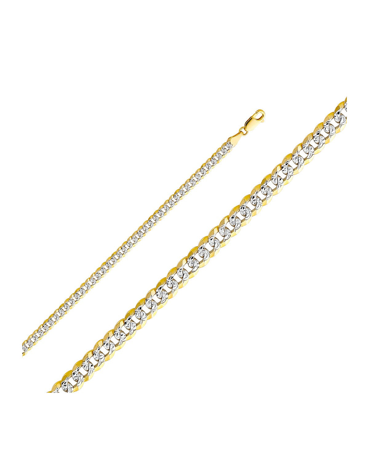 14K Yellow Gold 4.8mm Cuban WP Chain (CH-0325)