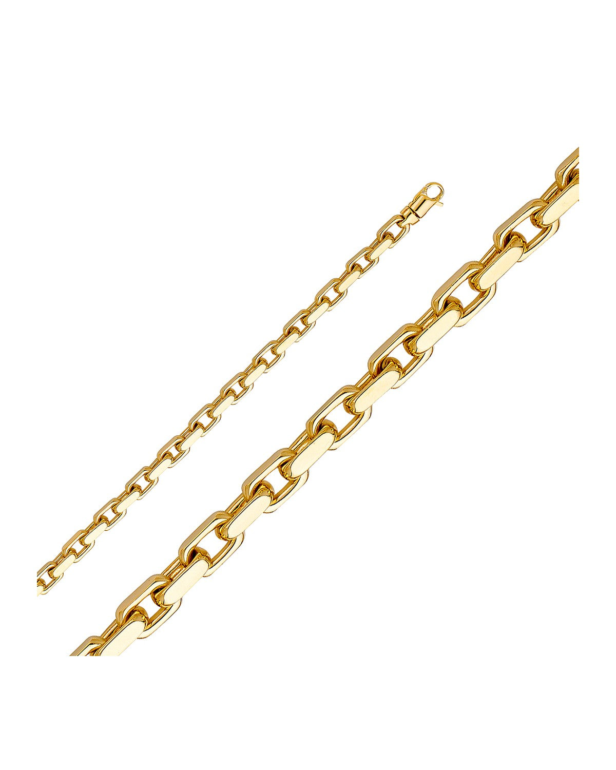 14K Yellow Gold 5.3mm Handmade Chain (CH-0497)