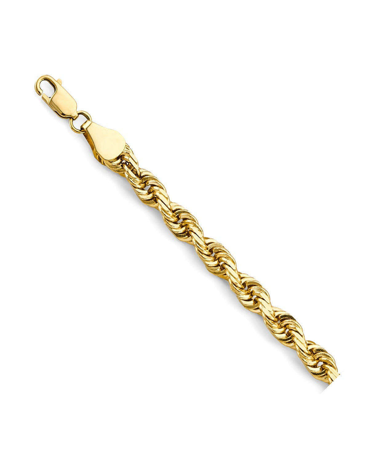 14K Yellow Gold Solid Rope 5.6mm Chain (CH-0584)
