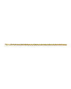 14K Yellow Gold 070(4.3mm) French Hollow Rope Chain (CH-0586)
