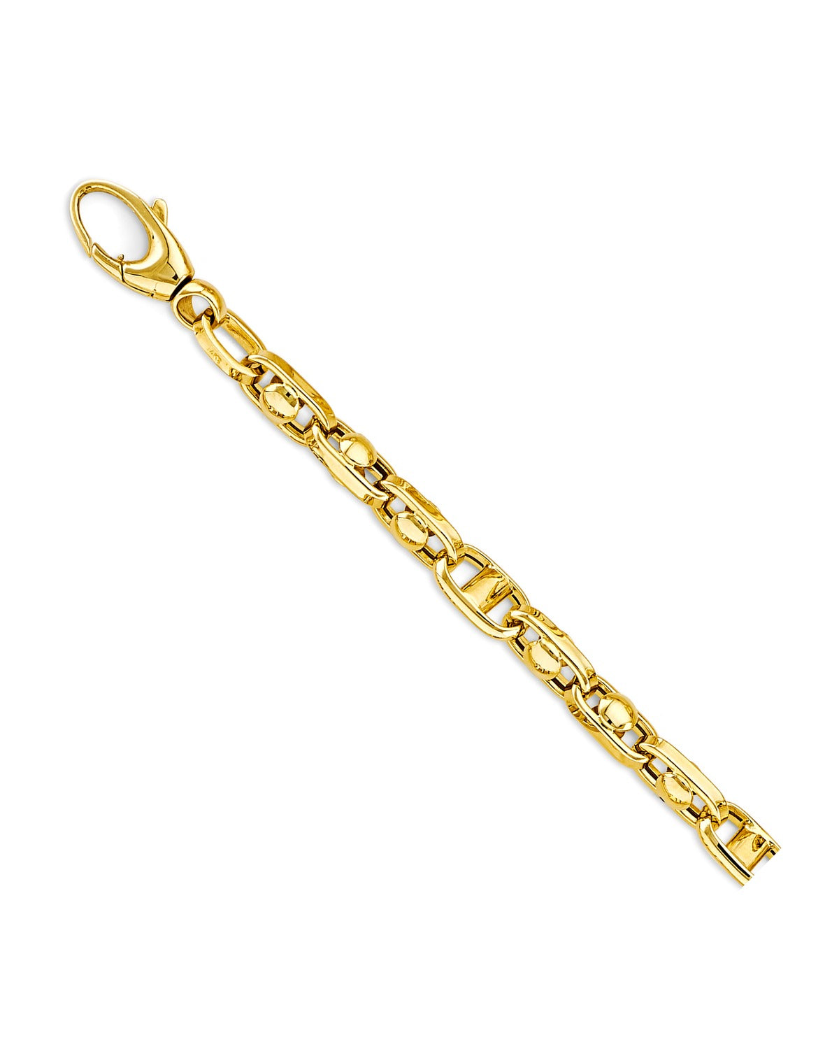 14K Yellow Gold Hollow Anchor Cable Chain (CH-0600)