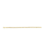 14K Yellow Gold 3mm Hollow Figaro Rope Chain (CH-0605)