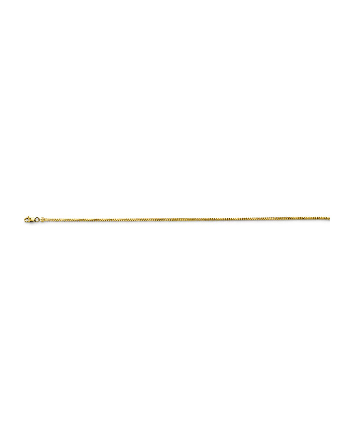 14K Yellow Gold 1.7mm Round Franco Chain (CH-0623)