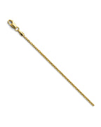 14K Yellow Gold 1.3mm Solid DC Cable Chain (CH-0625)