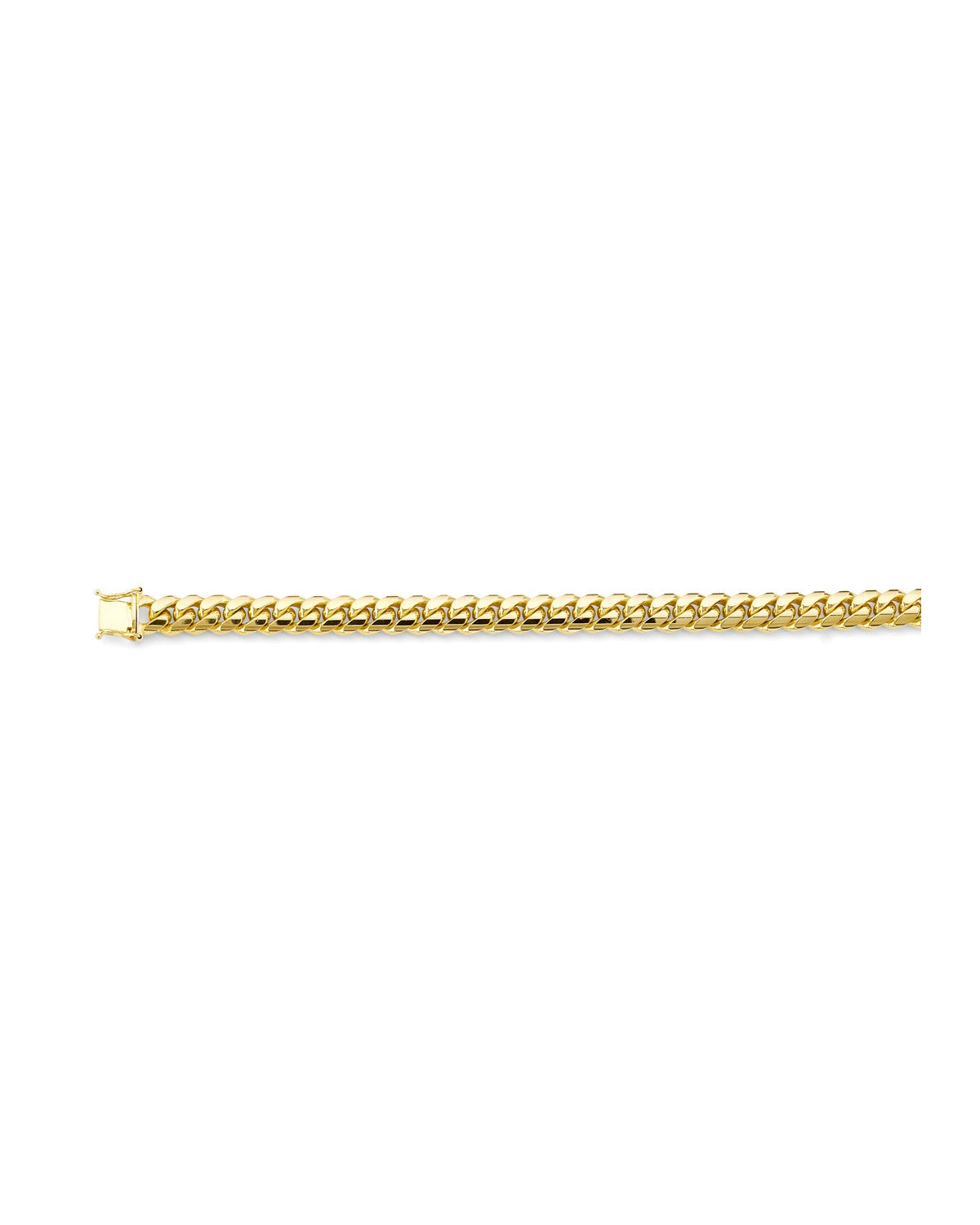 14K Yellow Gold 9.1mm Solid Miami Cuban Chain (CH-0630)