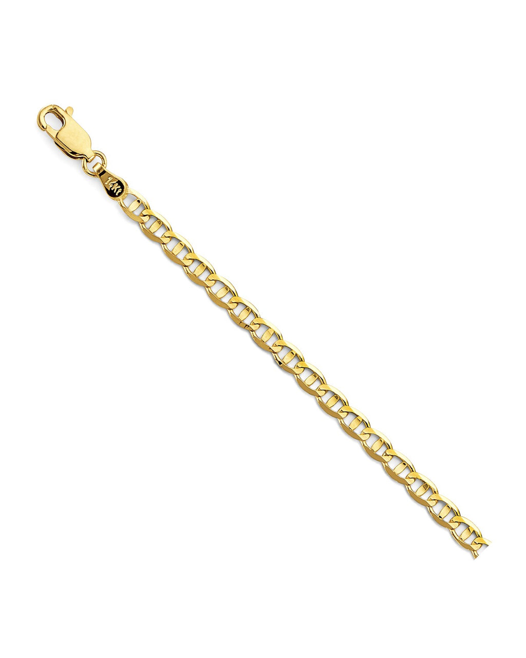 14K Yellow Gold 3.5mm Light Mariner Chain (CH-0635)