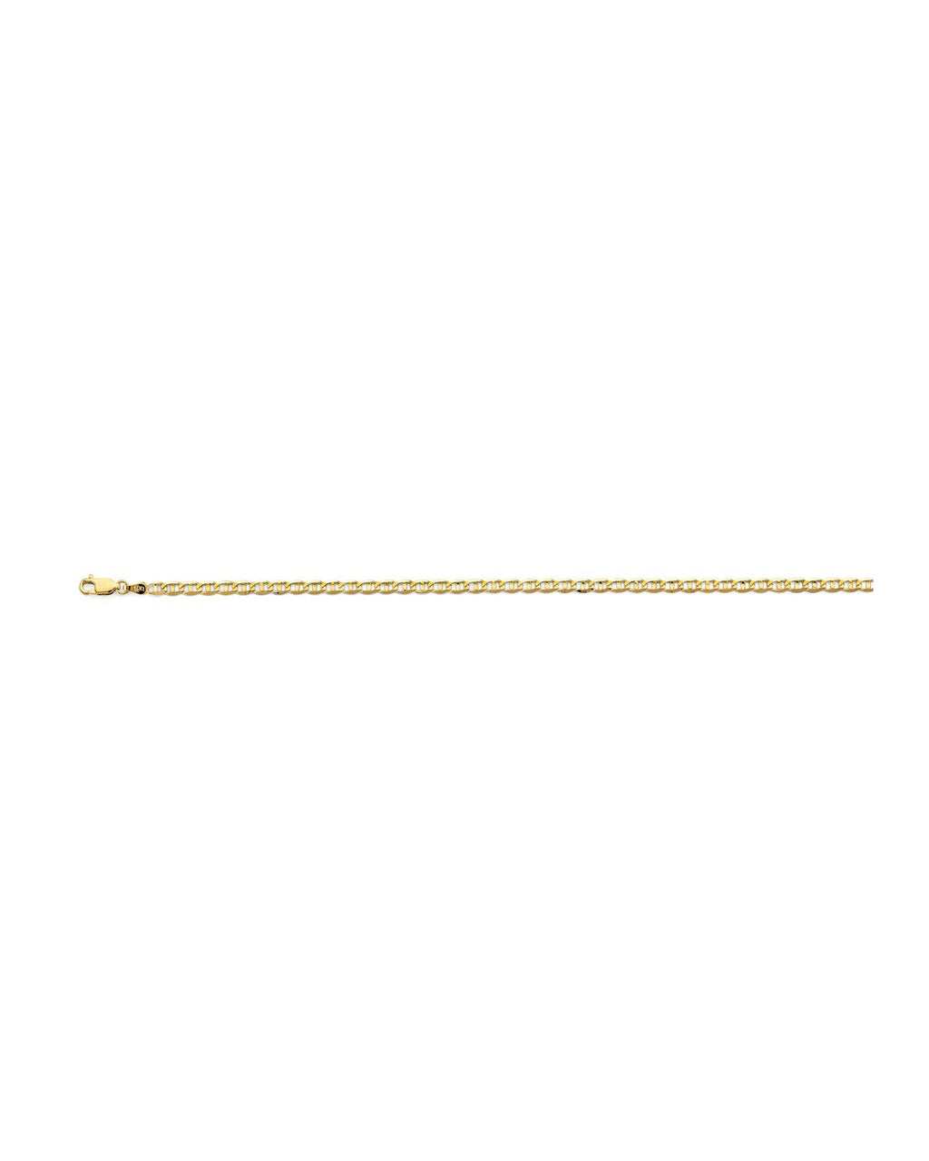 14K Yellow Gold 3.5mm Light Mariner Chain (CH-0635)