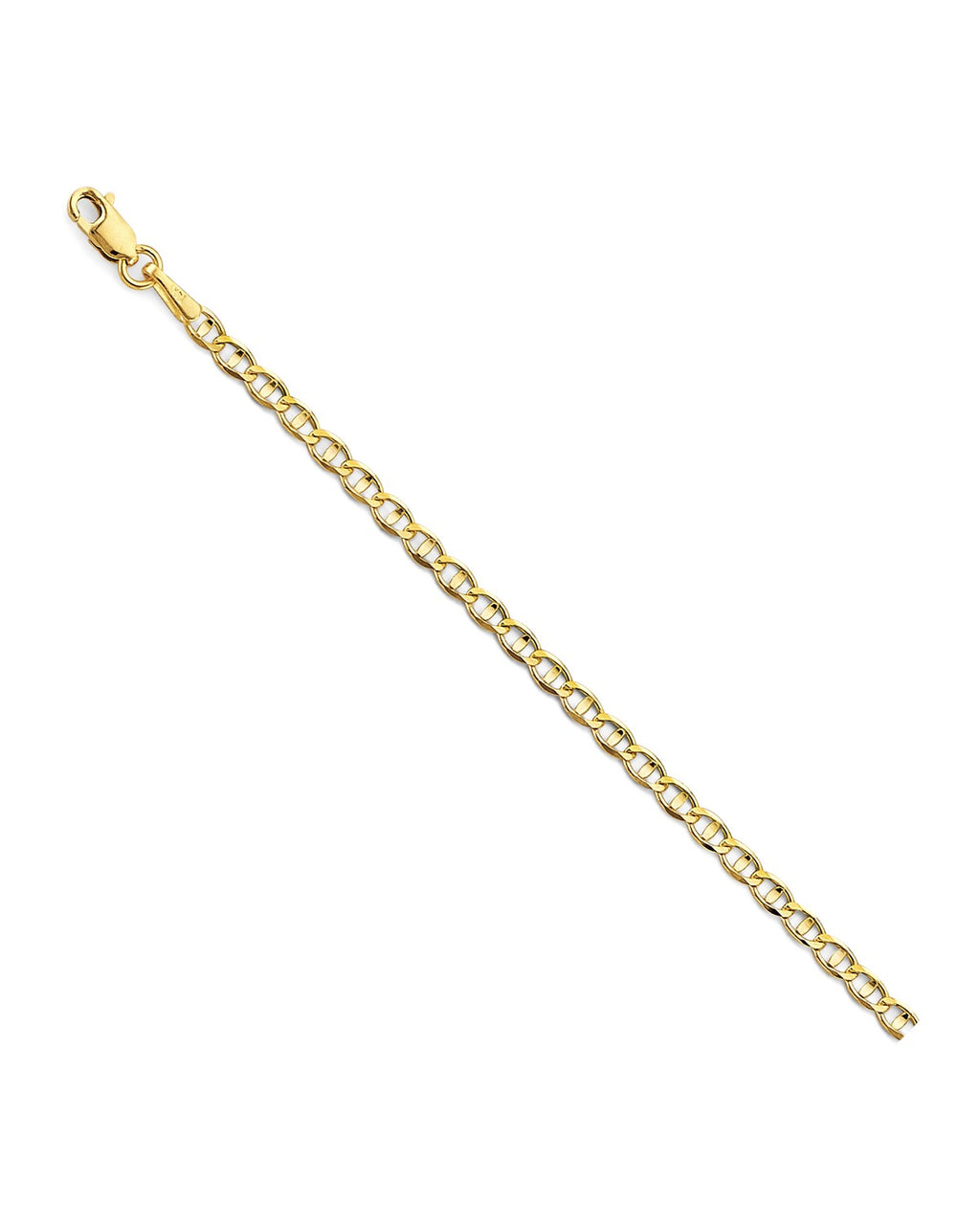 14K Yellow Gold 2.6mm Light Mariner Chain (CH-0637)