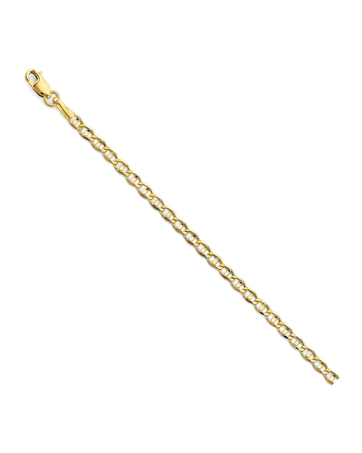 14K Yellow Gold 2.6mm Light Mariner Chain (CH-0637)