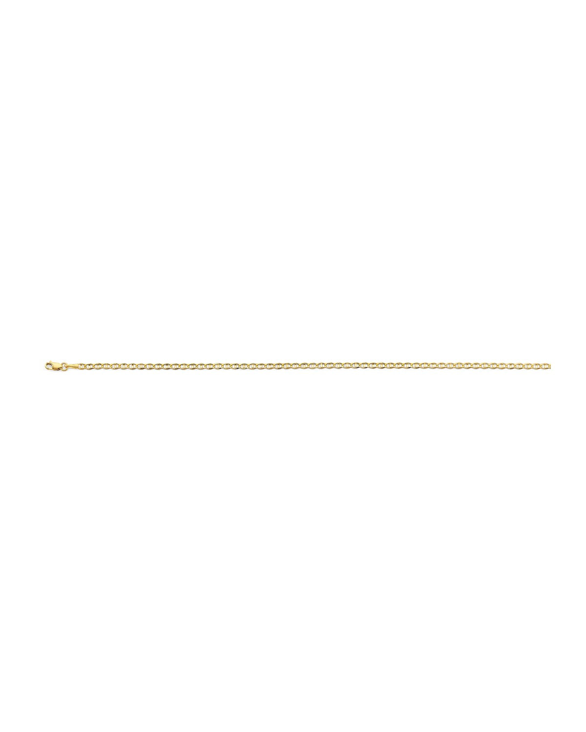 14K Yellow Gold 2.6mm Light Mariner Chain (CH-0637)