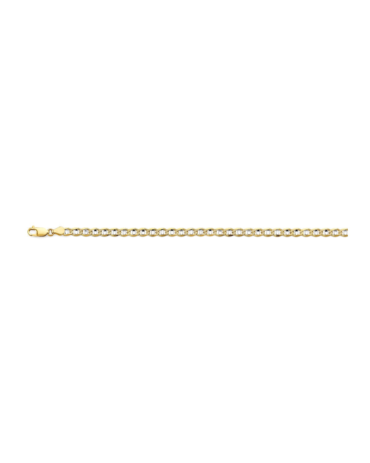 14K Two-Tone Gold 2T 5.3mm Light Mariner Chain (CH-0639)