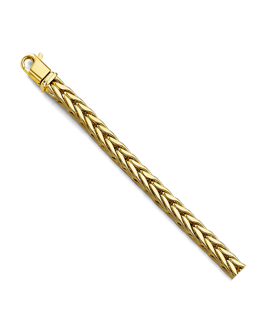 14K Yellow Gold 4.5mm Hollow Square Franco Chain (CH-0644)