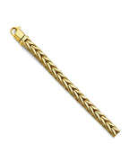 14K Yellow Gold 4.5mm Hollow Square Franco Chain (CH-0644)