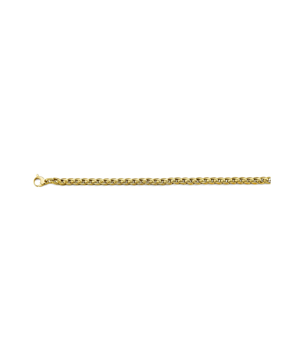 14K Yellow Gold 5.0mm Hollow Roundish Franco Chain (CH-0646)